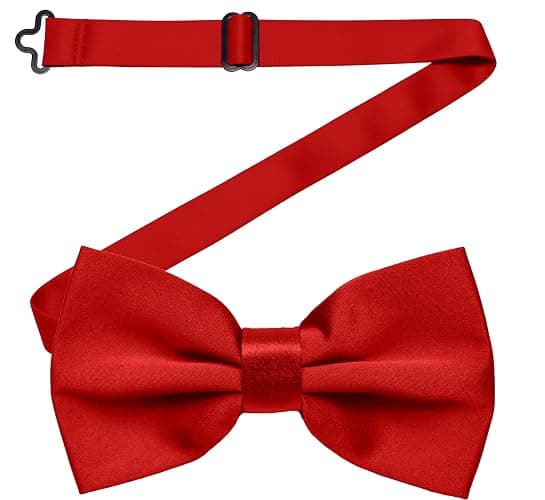 Dibi Adjustable Classic Pretied Bow Tie for Men, Women, and Boys - Men's Bowtie for Wedding, Costume Party and Formal Events thumbnail 7