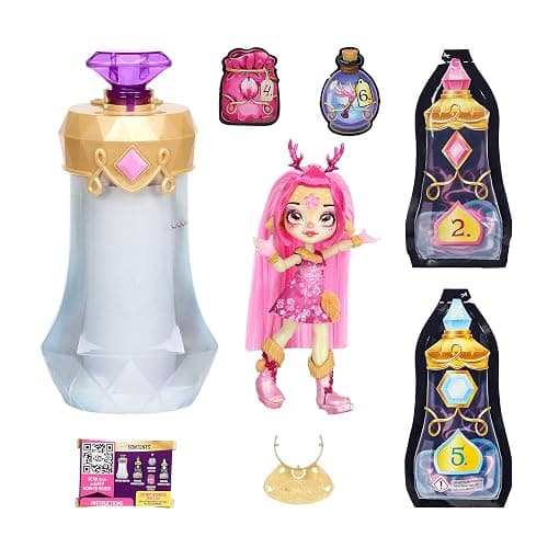Magic Mixies Pixlings. Deerlee The Deer Pixling. Create and Mix A Magic Potion That Magically Reveals A Beautiful 6.5" Pixling Doll Inside A Potion Bottle! thumbnail 3