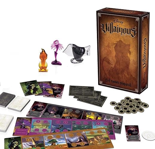 Ravensburger Disney Villainous - Evil Comes Prepared - Strategy Board Game - Play as Stand-Alone, or with Other Villainous Games - with Scar, Ratigan, and Yzma - 2019 Toy of The Year Award - Ages 10+ - Board Game