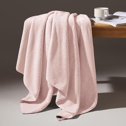 REDKISS Pink Towel Set, 6 Piece Premium Soft Bath Towel Set, Highly Absorbent Luxury 6-Pack with 2 Bath Towels, 2 Hand Towels, 2 Washcloths for Bathroom, Gym, Hotel, and Spa Daily Use thumbnail 5