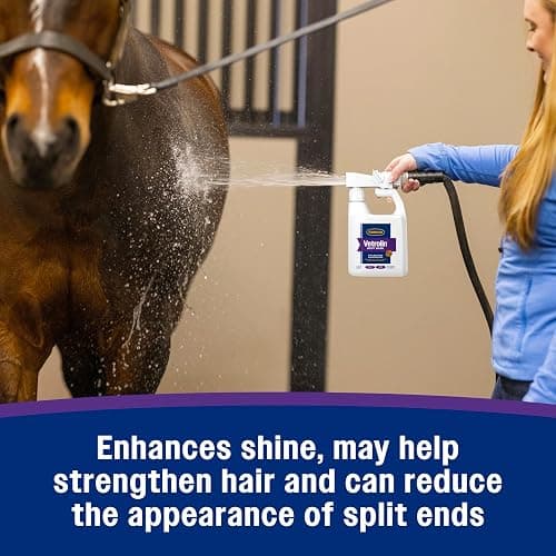 Farnam Vetrolin Body Wash, Time-Saving with No Scrubbing, Gentle and Moisturizing with Argan Oil, Soothes Dry Skin, for Horses and Dogs, 32 fl oz. thumbnail 5