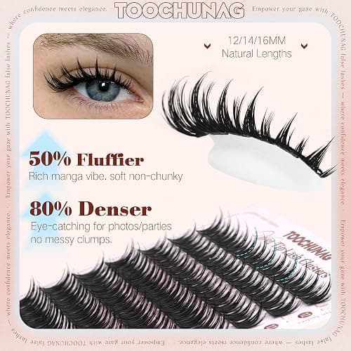 TOOCHUNAG Manga Lash Clusters and gaqqi bond and seal  thumbnail 2