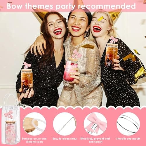 2 Packs Coquette Bow Aesthetic Cups thumbnail 8