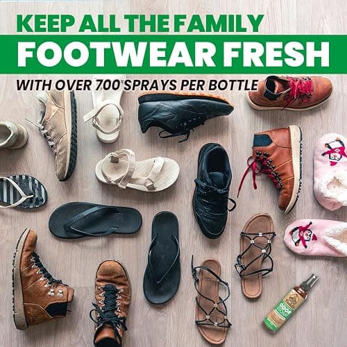 Uncle Todd's Shoe Deodorizer Spray - Proven & Powerful Enzyme Formula Spray for Shoe Odor Elimination in All Footwear (Mountain Fresh) thumbnail 7