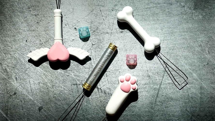 FKZ Keycap Puller, Fairy Wand - Custom Mechanical Keyboard Keycap Removal Tool for Cherry MX, Gateron, Outemu, Kailh Switches - QWERTY USB-C Keyboard DIY Accessory - Fairy Wand thumbnail 9