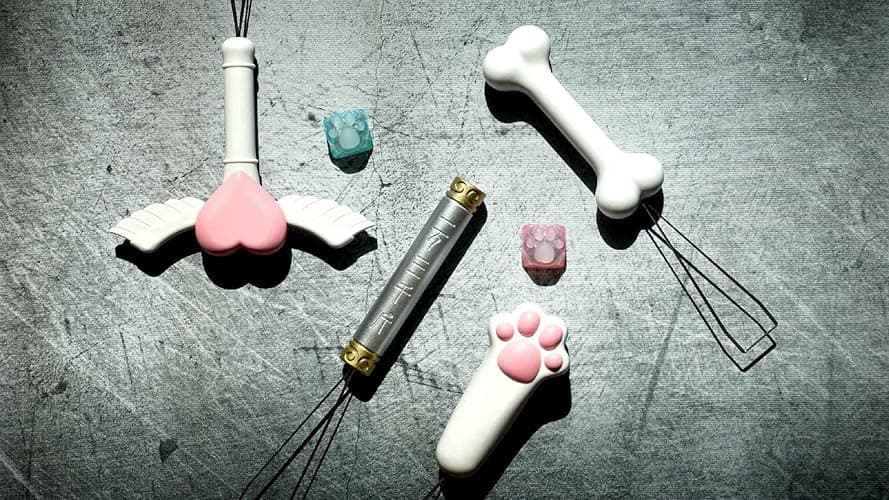 FKZ Keycap Puller, Fairy Wand - Custom Mechanical Keyboard Keycap Removal Tool for Cherry MX, Gateron, Outemu, Kailh Switches - QWERTY USB-C Keyboard DIY Accessory - Fairy Wand thumbnail 9