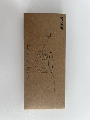 smofish Cord Organizer Holder, 8 Pack Magnetic Desk Cable Clips Management, Hide Phone Charging Cable Keeper, Strong Adhesive Wire Charger Holder for Nightstand, Kitchen Appliances, Office Supplies thumbnail 8