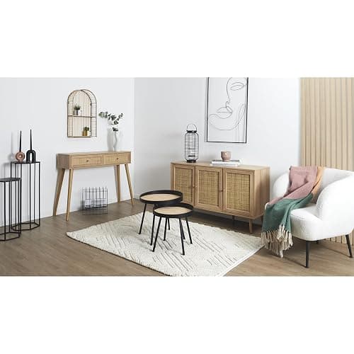 HOME DECO FACTORY - HD5132 - Console Bali 2 Tiroirs, Entrée, Salon thumbnail 11