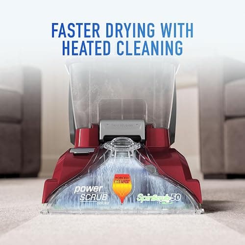 Hoover PowerScrub Deluxe Carpet Cleaner Machine for Carpet and Upholstery, Deep Cleaning Carpet Shampooer Machine with Multi-Purpose Tools, Pair Carpet Cleaner Solution thumbnail 3