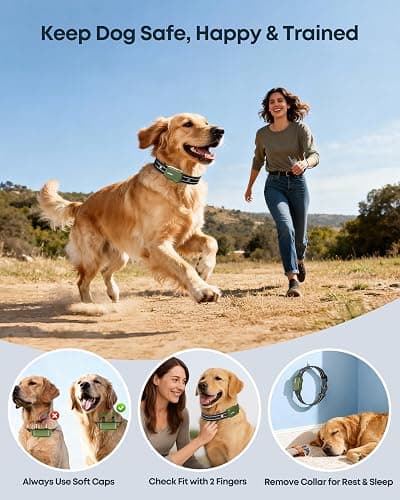 Jugbow Dog Shock Collar - 4500FT Dog Training Collar with Remote, IPX8 Waterproof Electric Dog Collar with 4 Training Modes, Security Lock, Rechargeable eCollar for 10-120lbs Small Medium Large Dogs thumbnail 8