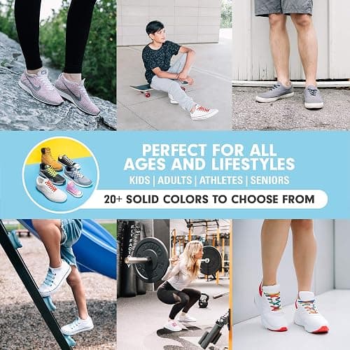 Xpand No Tie Elastic Shoelaces. 1 Size Fits All for Adults & Kids | Stretch Laces for Sneakers, Runners & High Tops Shoes thumbnail 6