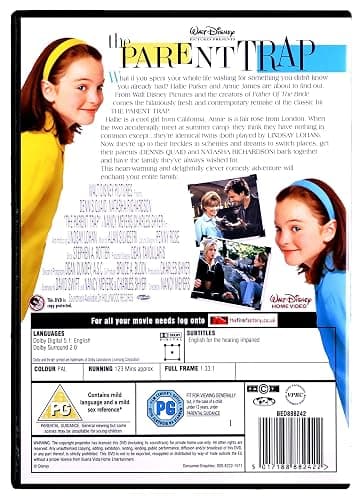 The Parent Trap [DVD] [1998] thumbnail 2