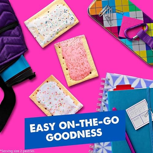 Pop-Tarts Toaster Pastries, Breakfast Foods, Kids Snacks, Value Pack, Fruit Lover's Variety Pack, 20.3oz Box (12 Pop-Tarts) thumbnail 12