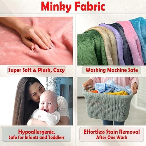 Barcelonetta | Minky Fabric | Plush, Super Soft, Cuddle | Solid Minky | by The Yard | 60" Wide | Baby Blanket, Change Station Cover, Pillow, Scarf, Beanie (Brown, 1 Yard) thumbnail 3