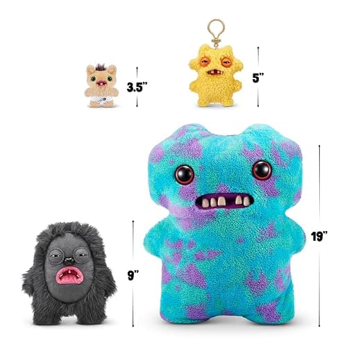 Fuggler Gold Fuggs by ZURU Funny Ugly Monster, Plush, Collectible, Toy (Hedge Grog - Eyes and Teeth) thumbnail 3