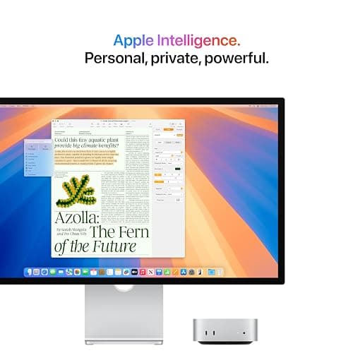 Apple 2024 Mac mini Desktop Computer with M4 chip with 10‑core CPU and 10‑core GPU: Built for Apple Intelligence, 16GB Unified Memory, 256GB SSD Storage, Gigabit Ethernet. Works with iPhone/iPad thumbnail 5