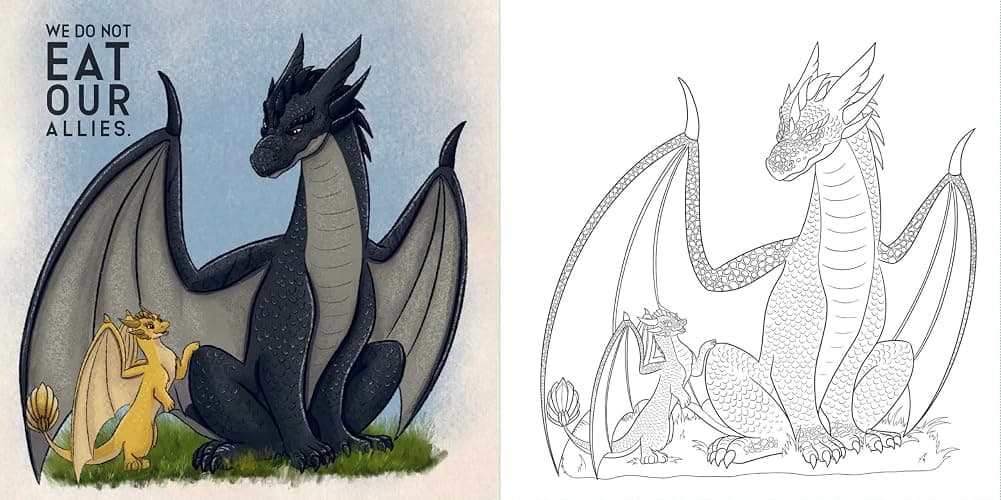 Fourth Wing: The Official Coloring Book thumbnail 7