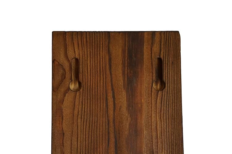 Thirsty Solutions - “Beer O’ Clock” Rustic Wall Mounted Bottle Opener and Catcher - Dark Stain Pine with Zinc Alloy Opener - Removable Wooden Bucket - Man (or Woman) Cave Ready thumbnail 6