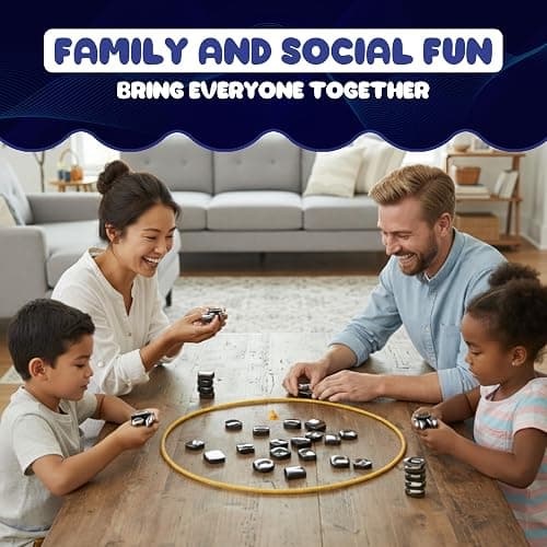 DEJA's Magnetic Chess Game - Magnetic Chess for Family Gatherings-Combining Chess with Magnetic Game for Strategic Play – Enhance Thinking in This Innovative Magnet-Based Game thumbnail 6