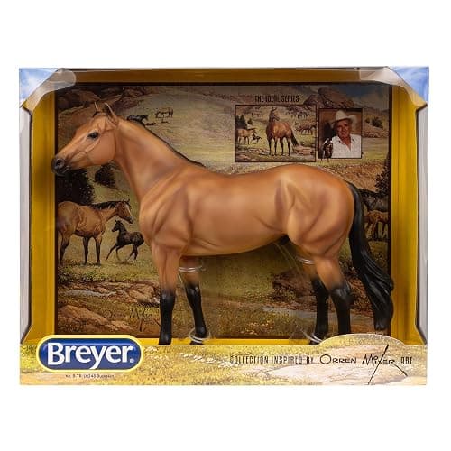 Breyer Horses Traditional Series | The Ideal Series | Buckskin by Orren Mixer | Horse Figurine | 11.5" L X 8.5" H | Model #B-TR-10248 thumbnail 4