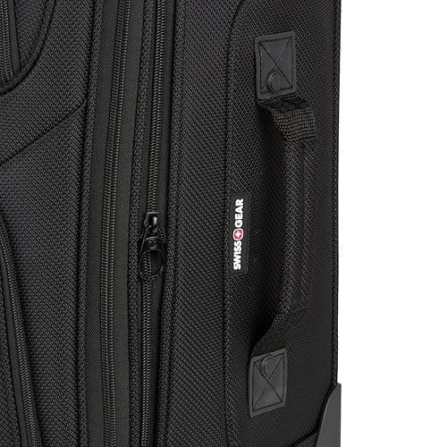 SwissGear Sion Softside Expandable Luggage, Black, 2-Piece Set (21/29) thumbnail 13