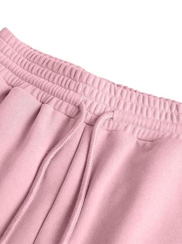 Ecolala Girls Wide Straight Leg Loose Sweatpants Elastic Waist Drawstring Jogger Pants thumbnail 3