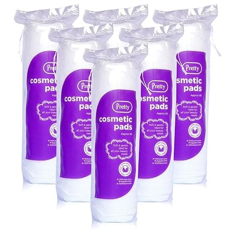 480 Cosmetic Smooth 100% PURE COTTON Wool Pads Discs Face Nails Make up Manicure - Image 1