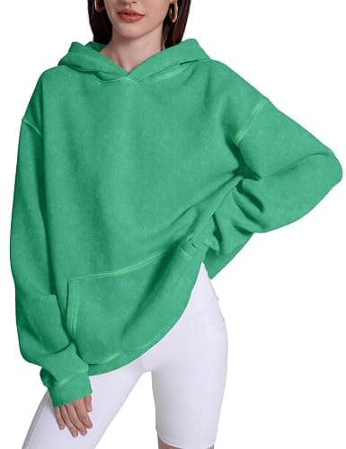 Dnzzs Acid Wash Hoodie for Womens Pullover Oversized Women's Fashion Hoodies & Sweatshirts Vintage Sweatshirt Heavyweight thumbnail 2
