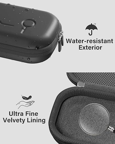 ProCase Stethoscope Case for 3M Littmann Classic III & Cardiology IV, Hard Protective Carrying Case Fits MDF, ADC, Omron Stethoscopes, Medical Storage Bag for Nursing School Essentials -Black thumbnail 3