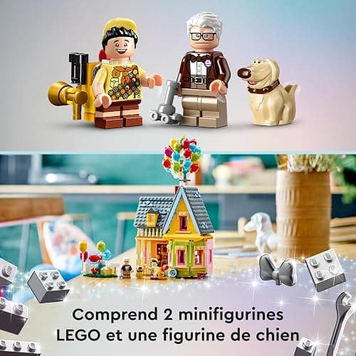 LEGO Disney et Pixar La Maison de « Là-Haut » Jouet avec Ballons - Figurines Carl, Russell et Doug, Maquette Collection pour Filles et garçons, Idée Cadeau Iconique 43217 thumbnail 8