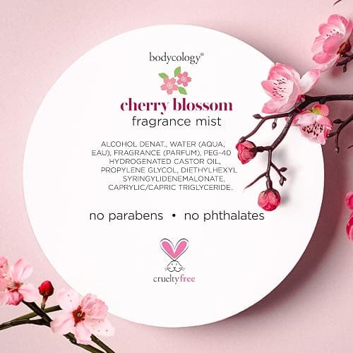 Bodycology Long-Lasting Fragrance Body Mist, Cherry Blossom, 8 fl oz thumbnail 7
