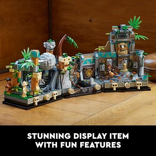 LEGO Indiana Jones Temple of The Golden Idol 77015 Building Project for Adults, Iconic Raiders of The Lost Ark Movie Scene, Includes 4 Minifigures: Indiana Jones, Satipo, Belloq and a Hovitos Warrior thumbnail 6