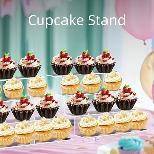bigantss 9 Inch Acrylic Shelf for Perfume Organizer, 4 Tier Funko POP Shelves, Cologne Organizer Tiered Riser Display Stand, Acrylic Display for Decoration thumbnail 7