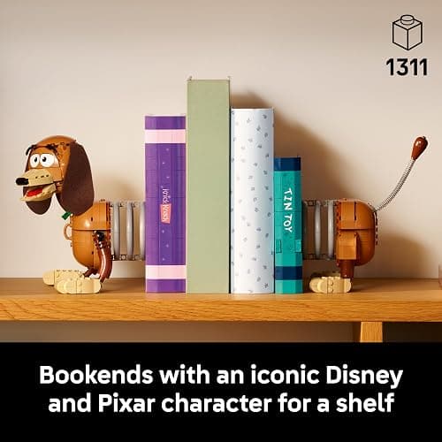 LEGO Disney and Pixar Toy Story Slinky Dog Bookends - Building Set for Adults, Ages 18+ - Disney Gifts for Fans - Bedroom, Shelf or Office Decor - 43301 thumbnail 3