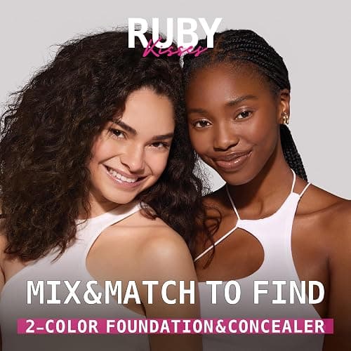 Ruby Kisses 3D Face Creator Cream Foundation & Concealer, 12 Hours Long Lasting, Medium to Full Coverage, Non-Greasy, Ideal for Makeup & Contour Palette (Level 3) thumbnail 5