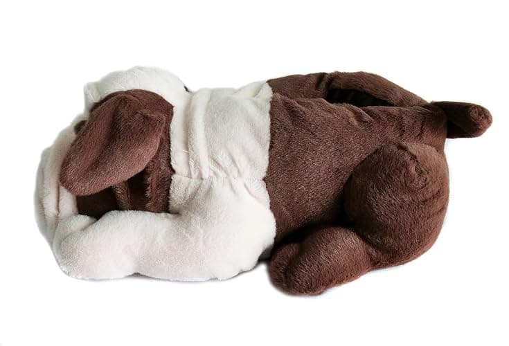 Onmygogo Fuzzy Winter Indoor Animal Dog Slippers for Adult Women Men and Kid, Bulldogs thumbnail 5