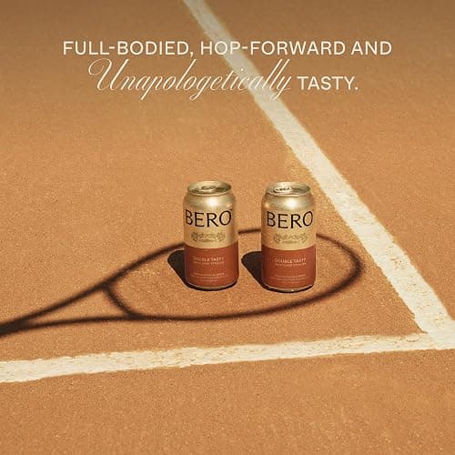 BERO Non Alcoholic Beer Refreshing 4 Flavors Variety, 12 Pack x 12 Oz Cans | NA Beer by Tom Holland, Our Classic Variety Pack Consists of our 4 Flavors, No Alcohol Beverage Great for Any Occasion thumbnail 4