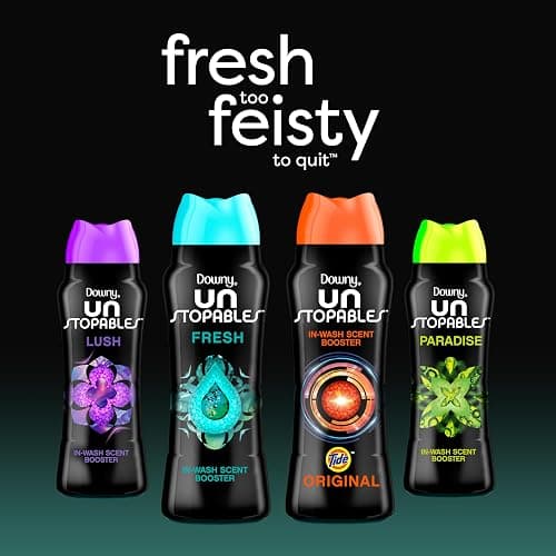 Downy Unstopables In Wash Scent Booster Beads, Lush Scent, 24 oz, Laundry Beads for Odor Protection, Downy Scent Booster Beads, Laundry Scent Boosters thumbnail 3