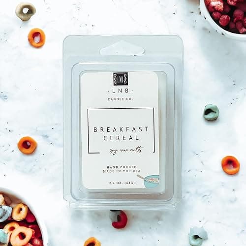 3 PACK Breakfast Cereal Fruit Loop Scent Made In USA Fragrance Wax Melts Luxury Premium Soy 3 2.4 ox Clean Ingredients Hand Poured Made In USA - Image 1