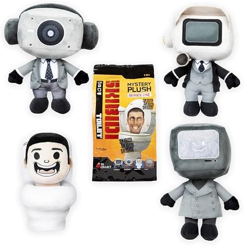 Skibidi Toilet Mystery Plush – Collectible Plush, All-New Collectibles, Officially Licensed Skibidi Toilet Merch - Image 1