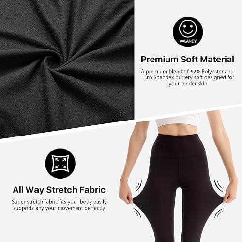 SINOPHANT High Waisted Leggings for Women - Full Length Capri Buttery Soft Yoga Pants for Workout Athletic thumbnail 3