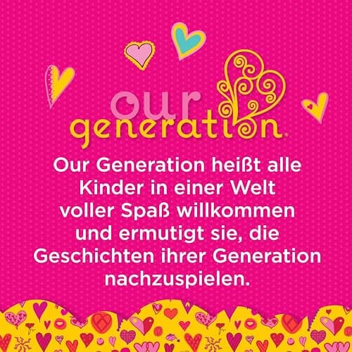 Our Generation – 18-Inch – Sweetheart Themed Fashion Starter Doll – Amora – Brown Hair & Hazel Eyes – 3 Outfits & Styling Accessories in Gift Box – Pretend Play Ages 3+ Years thumbnail 10