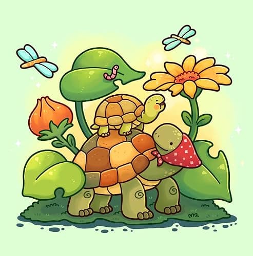 Animals: Relaxing Coloring Book for Adults & Teens Featuring Cute and Adorable Critters in Their Natural World thumbnail 6