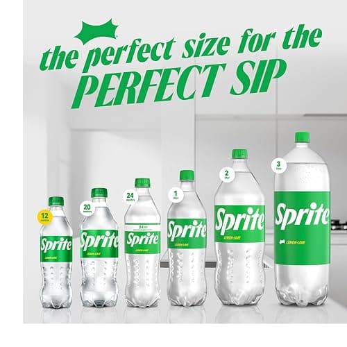 Sprite Lemon-Lime Caffeine-Free Soda Soft Drink Bottles, 16.9 fl oz, 6 Pack | Naturally flavored soft drink, carbonated thumbnail 5