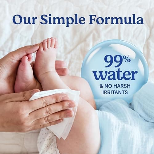 Huggies Skin Essentials Baby Wipes, 99% Water, 10 Packs, 560 Wipes thumbnail 3