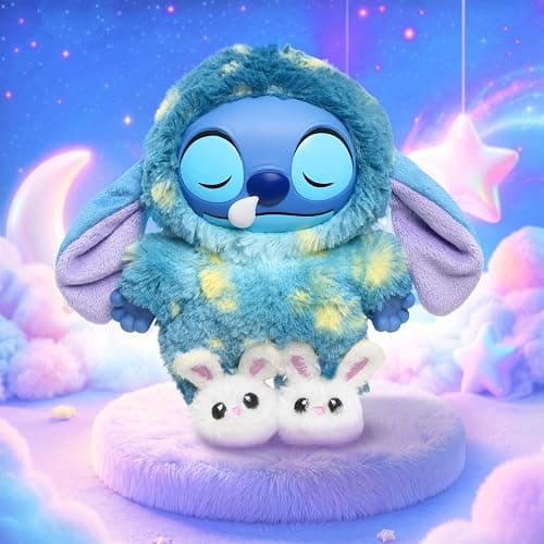 HAPPY HAUL Disney Stitch Sleepy Stars Vinyl Plush Clip-on Surprise Toy | Drop 2 Blind Box Collectible Stuffed Toy, 5.5-Inch Plush with Vinyl Face by Just Play, Short-Run Drop, Ages 8+ thumbnail 2