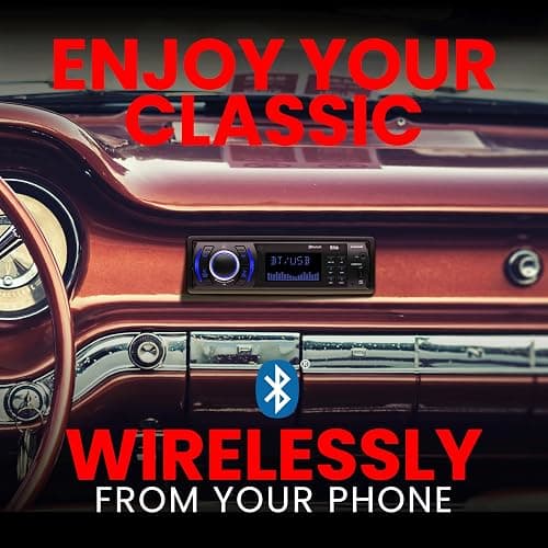 BOSS Audio Systems 616UAB Car Stereo With Bluetooth - Single DIN, MP3, USB, Aux-in, AM/FM, No CD DVD Player thumbnail 4
