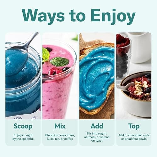 TrueSeaMoss Sea Moss Gel – Made in USA – Wildcrafted Seamoss, Fruits & Jarred Vegetables – Blue Spirulina, Pack of 1 (Labels may Vary) | No Sugar, Vegan, Non-GMO, GMP, Gluten-Free, Halal – Wildcrafted Seamoss, Fruits & Jarred Vegetables – Vitamins & Minerals thumbnail 4