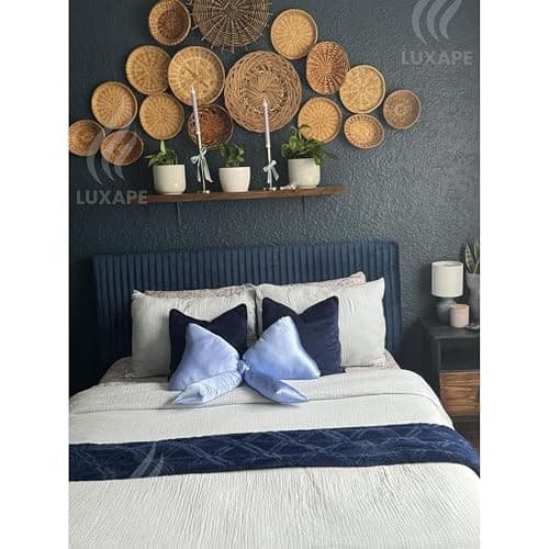 Luxape Bow Pillow - Big Coquette Throw Pillow - Bow Shaped Pillow - Silky Satin - Coquette Decor - Bow Room - Baby Blue Pillow - Nursery Decorations - Cute Room (Baby Blue) thumbnail 2
