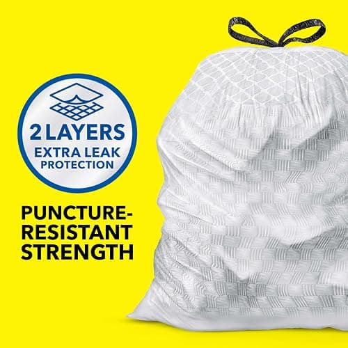 Glad ForceFlex Tall Kitchen Trash Bags, 13 Gallon, Gain Original, 140 Count (Package May Vary) thumbnail 3